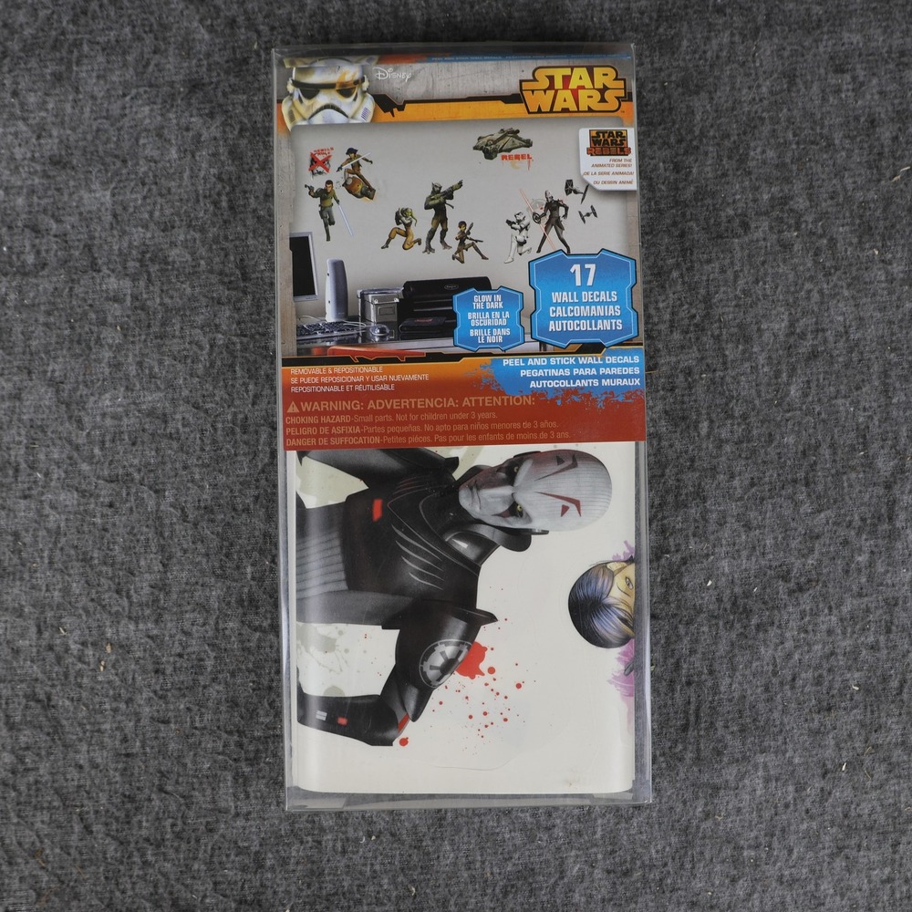 RoomMates Star Wars Rebels Wall Decals 17 Glow In Dark Kids Decor RMK2622SCS